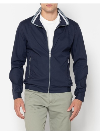 the bostonians μπουφαν bomber regular fit 3w2896t23a-blue σε προσφορά