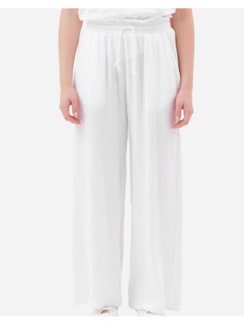 dirty laundry relaxed pants with raw edges dlwp000039-white σε προσφορά