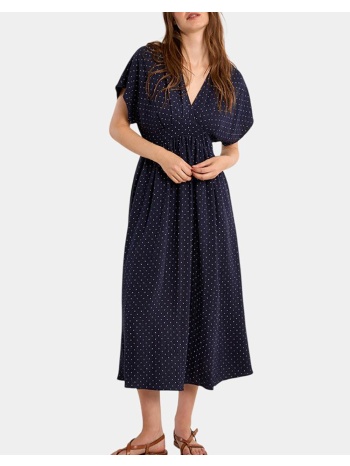 molly bracken ladies woven dress la1876bep-navy blue σε προσφορά