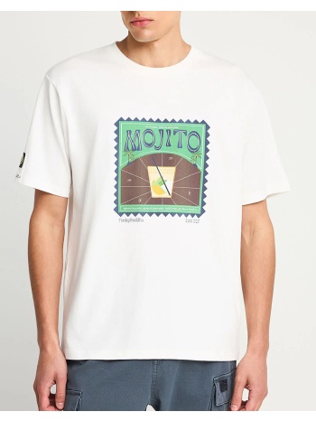 funky buddha t-shirts fbm013-042-04-off white offwhite σε προσφορά