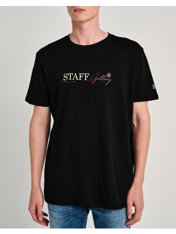 staff ken man t-shirt 100%co 64-009.055-ν0090 black σε προσφορά