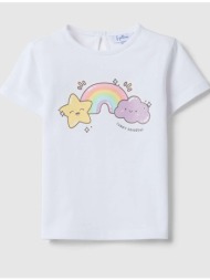 ovs tsh 4/5 colors print bio 2649716-brilliant white white
