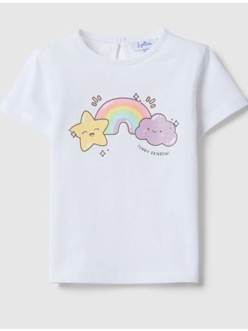 ovs tsh 4/5 colors print bio 2649716-brilliant white white