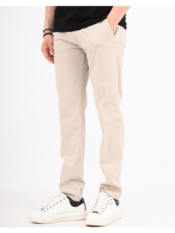 four ten παντελονι chino t910100030-23 cream σε προσφορά