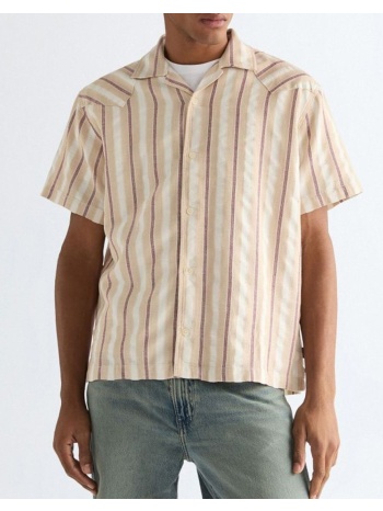 wrangler ss w resort shirt 112378104-tan ruby wine tan σε προσφορά