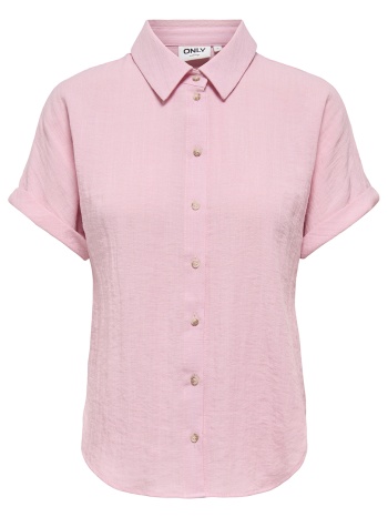 only onlita s/s linen look shirt tlr 15371917-romance rose σε προσφορά
