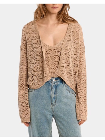 molly bracken ladies knitted cardigan la1501ep-beige biege σε προσφορά