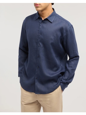 trussardi regular fit shirt - linen ms108t19-034 navyblue σε προσφορά
