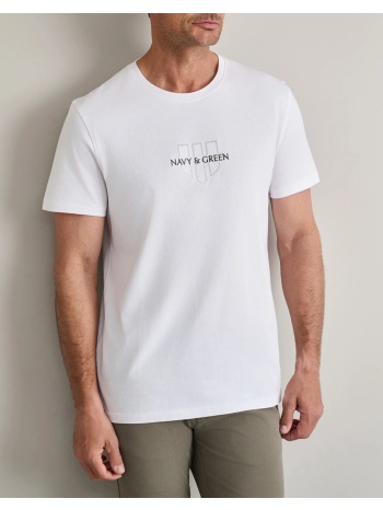 navy&green μπλουζα λαιμοκοψη 24tu.346/4r-white white σε προσφορά