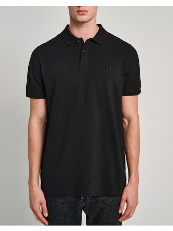 staff thomas man polo 100%co 64-401.055-ν0090 black σε προσφορά