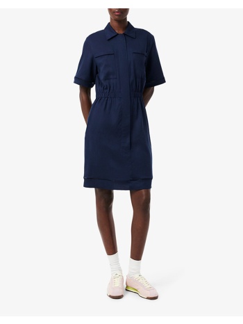 lacoste φορεμα κμ dress ss 3ef0201-166 navyblue σε προσφορά