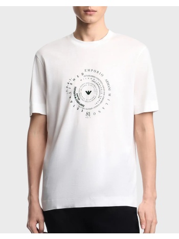 armani t-shirt em004995af13747-u0003 offwhite σε προσφορά