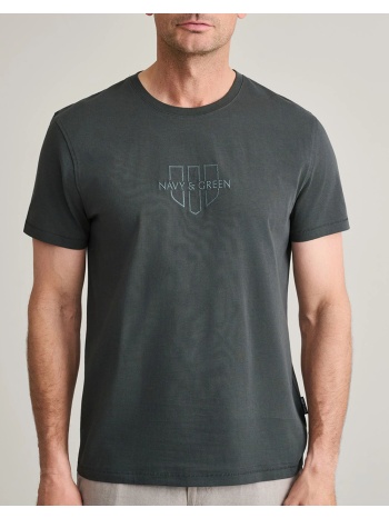 navy&green μπλουζα λαιμοκοψη 24tu.346/4r-deepest green σε προσφορά