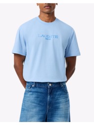 lacoste μπλουζα κμ tee-shirt ss 3th1435-hba lightblue