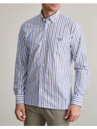 navy&green πουκαμισο comfort fit 24ng.cs87/1b-navy/white/brown mixed