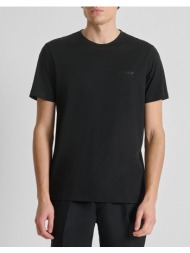 antony morato mmks02662fa100231 min of 6 t-shirt regular fit in cotton viscose blend fabric with rub