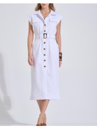 bill cost φορεμα 10-200202-0-λευκο white