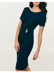 forel φορεμα 082.50.01.014-μπλε darkblue