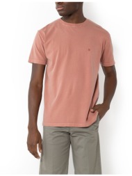 the bostonians μπλουζα t-shirt delave regular fit 3ts1250-apple lightred