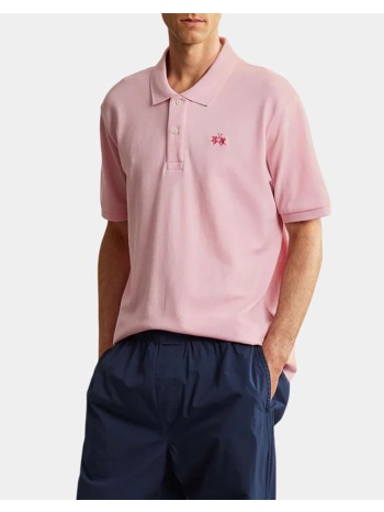 la martina μπλουζα polo κμ man polo s/s sleeve cotton piq σε προσφορά
