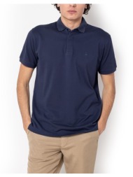 the bostonians μπλουζα polo pique pima cotton regular 3ps1051-navy navyblue