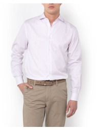 the bostonians πουκαμισο acorn twill custom fit semi-rex custom fit 3ans4922-lilac lilac