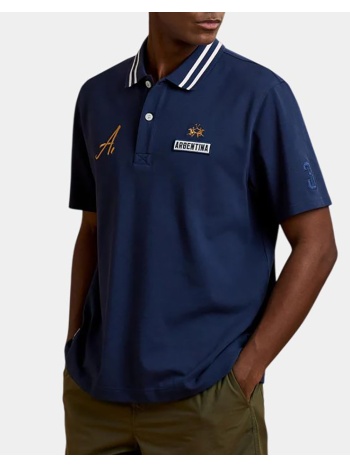 la martina μπλουζα πολο κμ man polo s/sleeve cotton pique σε προσφορά