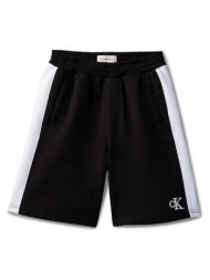 calvin klein jeans colorblock relaxed shorts lvcksjc28b-8y-16y-beh black