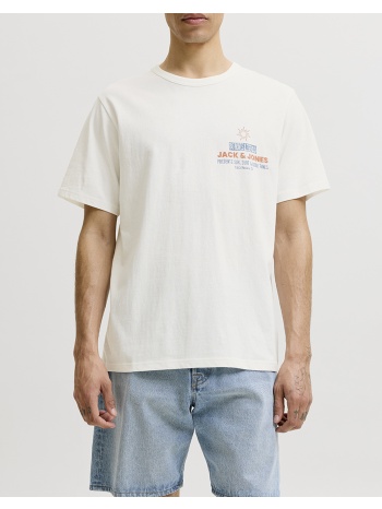 jack&jones jprblumaxwell ss tee 12295102-bright white white σε προσφορά