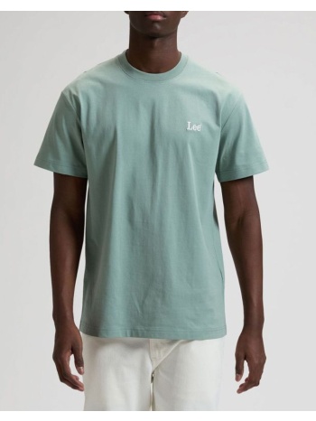 lee ss small logo tee 112376467-desert sage lightgreen σε προσφορά