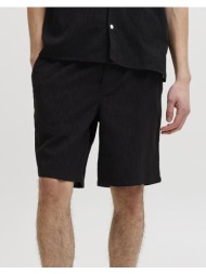 jack&jones jpstjaiden wavy jogger short reg sn 12293471-black black
