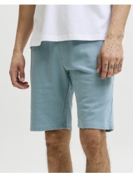 jack&jones jpstgordon college sweat shorts mid 12289726-mineral blue aqua