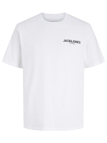jack&jones jprblaoscar ss tee fst 12302469-white white σε προσφορά