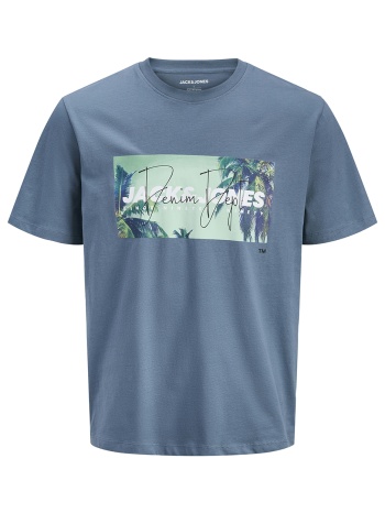 jack&jones jjindiana tee ss crew neck ln 12288112-blue σε προσφορά