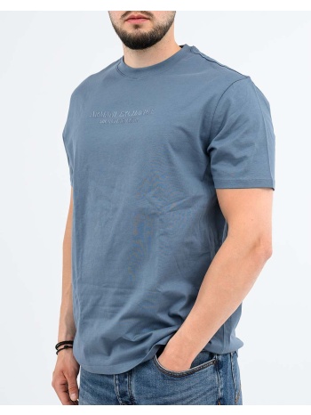 armani exchange t-shirt xm001280af10361-u9302 steelblue σε προσφορά