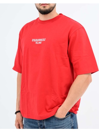 dsquared2 μπλουζα s74gd1521d20106-312 red σε προσφορά