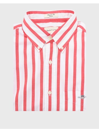 gant πουκαμισο μμ reg classic poplin wide stripe σε προσφορά