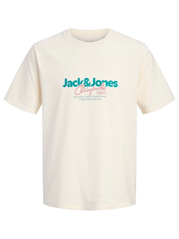 jack&jones jorcassis tee ss crew neck fst 12301961-antique σε προσφορά