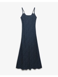 superdry d2 ovin printed cami maxi dress φορεμα γυναικειο w8012119a-k7g navyblue