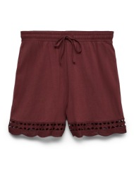 vero moda vmgabby hw shorts jrs ga 10339861-andorra darkred
