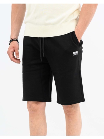 karl lagerfeld sweat shorts 705783-561917-990 black σε προσφορά