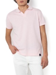 the bostonians μπλουζα polo pique φλαμα regular fit 3ps1300-pink pink