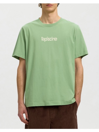 selected slhaspen graphic ss tee 16101613-aspen green green σε προσφορά
