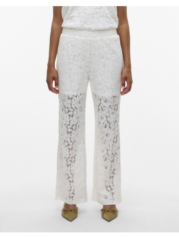 vero moda vmhoney lace nw loose pants wvn ga 10330061-snow σε προσφορά