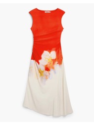 desigual vest_lida φορεμα γυναικειο 26swvw18-7019 coral