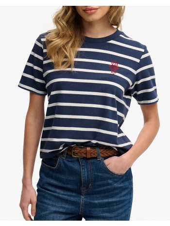 superdry d4 ovin heritage hamptons stripe tee μπλουζα σε προσφορά