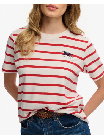 superdry d4 ovin heritage hamptons stripe tee μπλουζα σε προσφορά