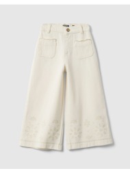 ovs drill pant w/embro 2559551-vanilla ice ecru