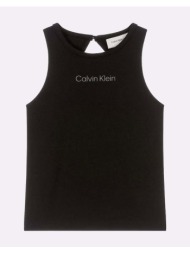 calvin klein punto sleeveless top lvcksjb20g-8y-16y-beh black