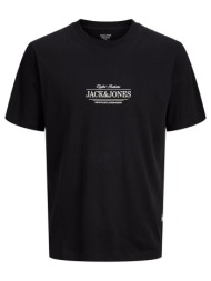 jack&jones jorcassis minimal tee ss crew neck 12295049-black black